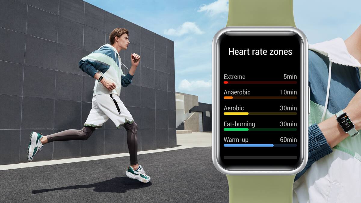 Si necesitas una motivación extra, el nuevo smartwatch HUAWEI Watch FIT ofrece 12 entrenamientos personalizados, con un coach animado que te muestra qué hacer y cómo.