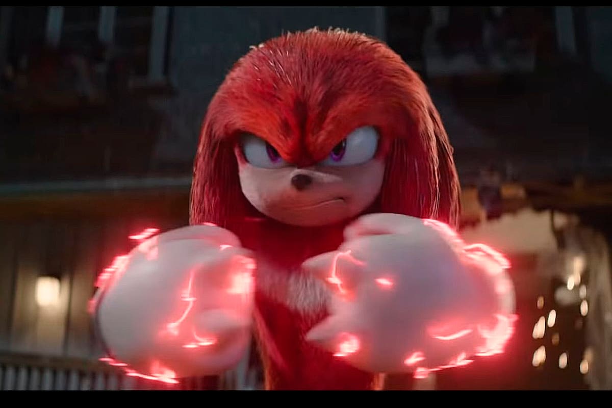 Muestran un nuevo clip de Sonic The Hedgehog 2 con el erizo azul y Knuckles