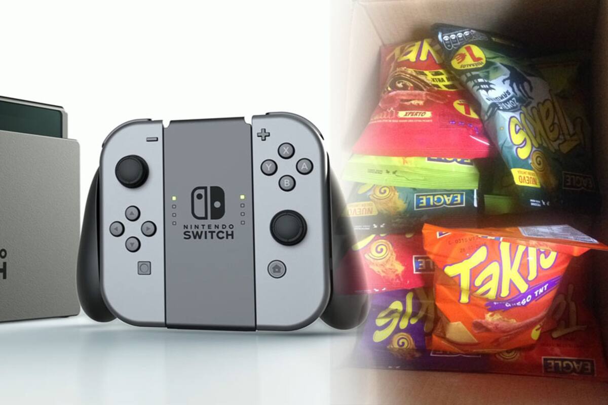 Se ganó una Nintendo Switch y le llegó una caja con papas fritas