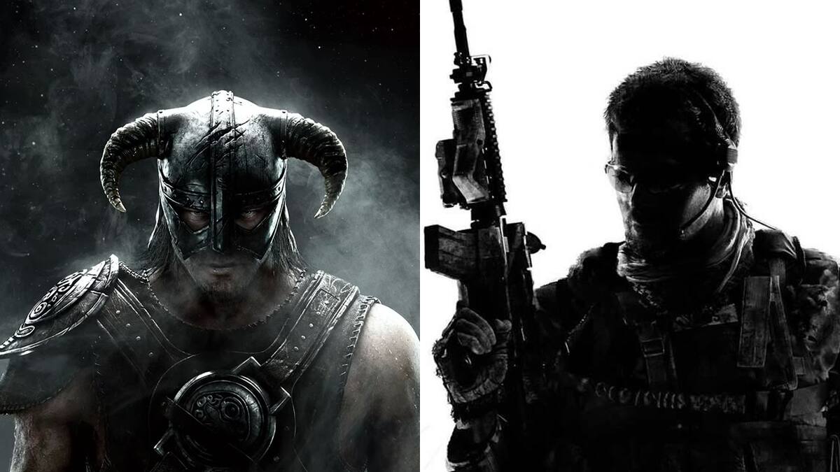 Skyrim vs Call of Duty