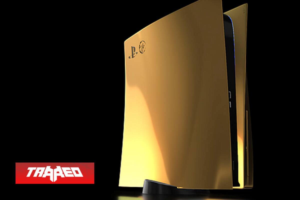 PS5 bañada en oro costará 10.000 dólares y su precio llega antes que el valor oficial