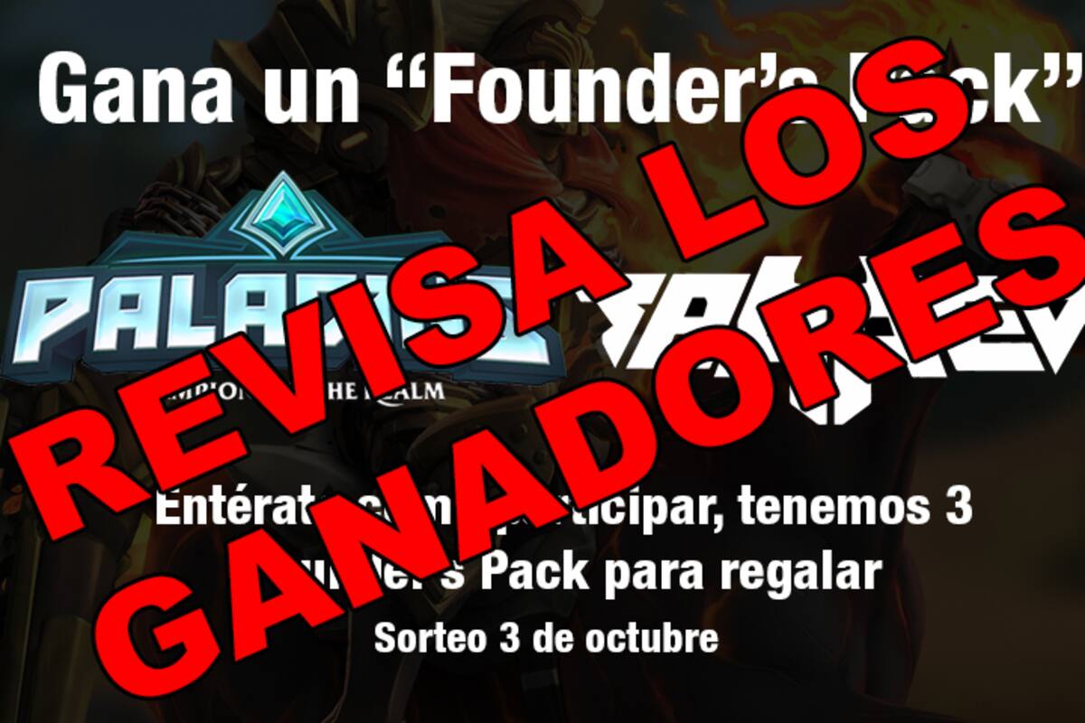 Revisa los ganadores de un Founder's Pack de Paladins