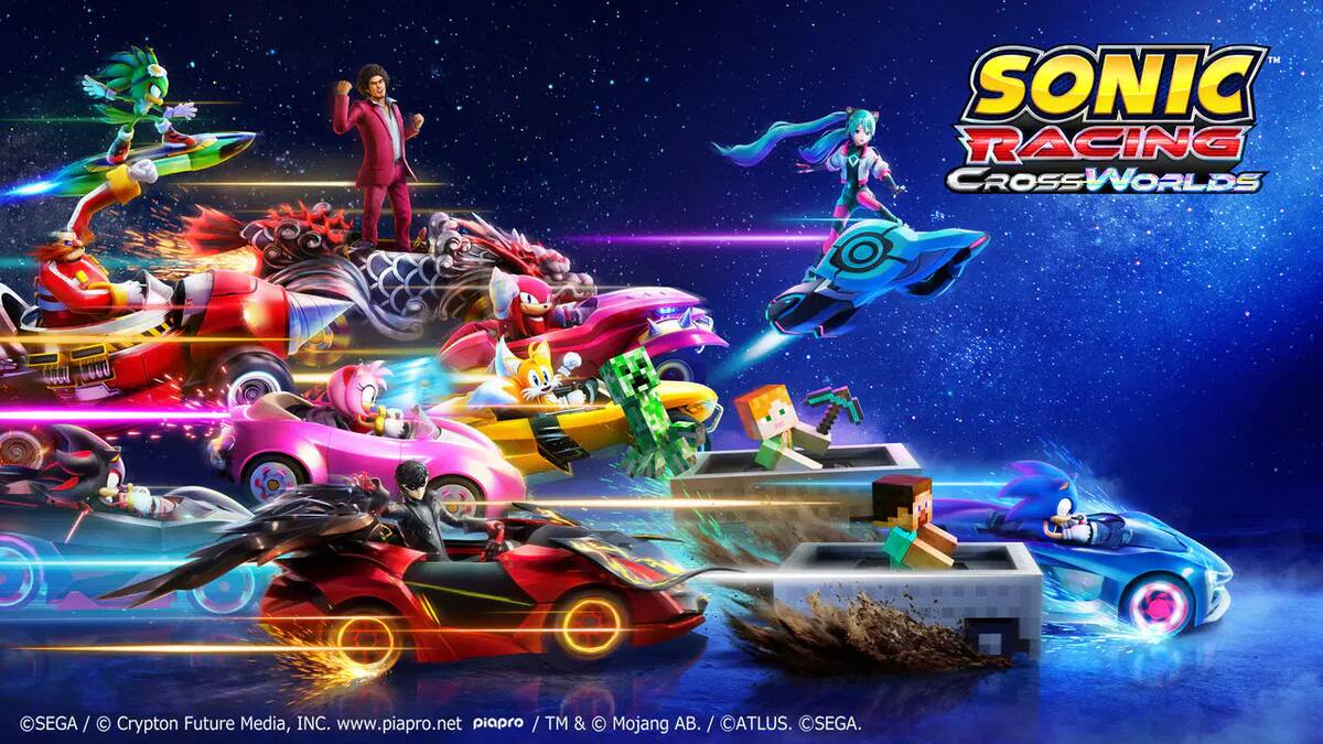 Sonic Racing CrossWorlds recibirá un demo antes de su estreno mundial