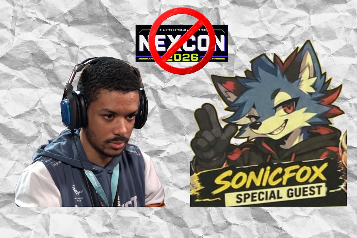 SonicFox cancela su participación en una convención de videojuegos al descubrir que sus organizadores usaron un póster generado por IA