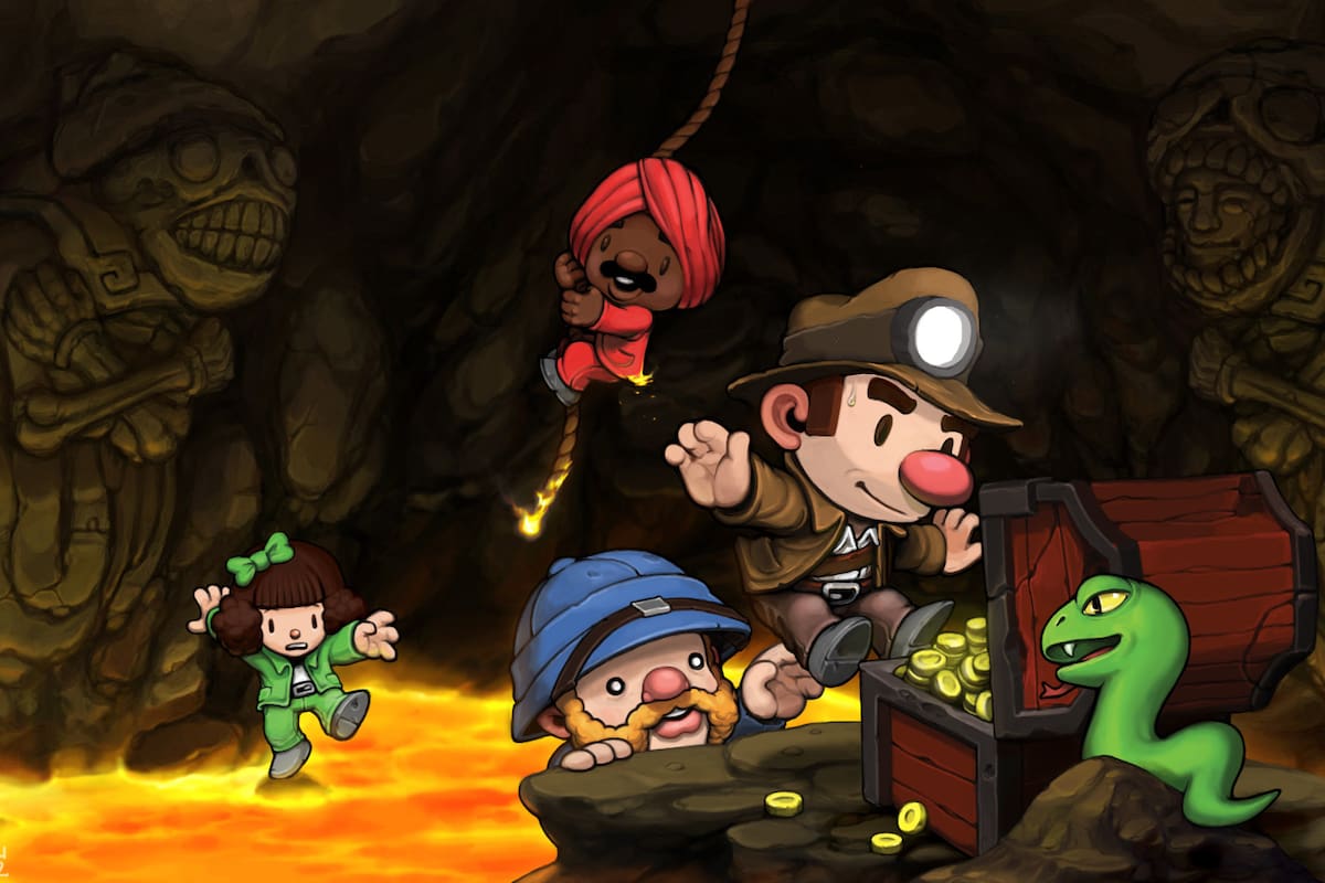 Rompen récord mundial de speedrun en Spelunky