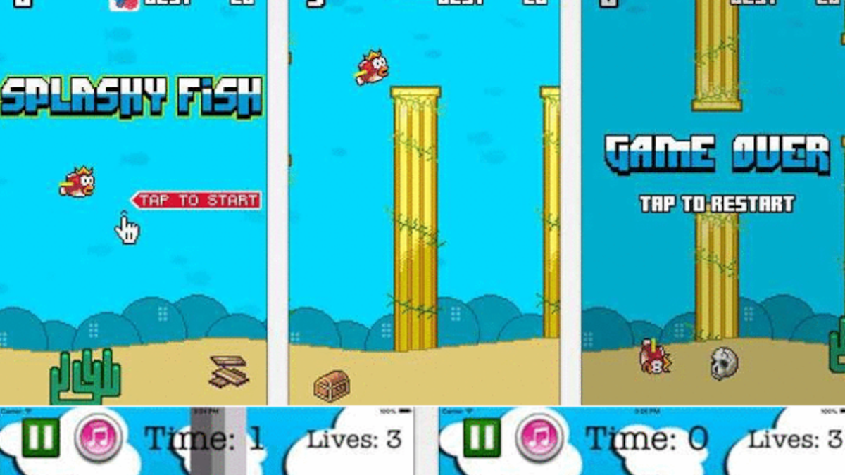 Splashy Fish, Flappy Bee y Fly Birdie alcanzan el éxito
