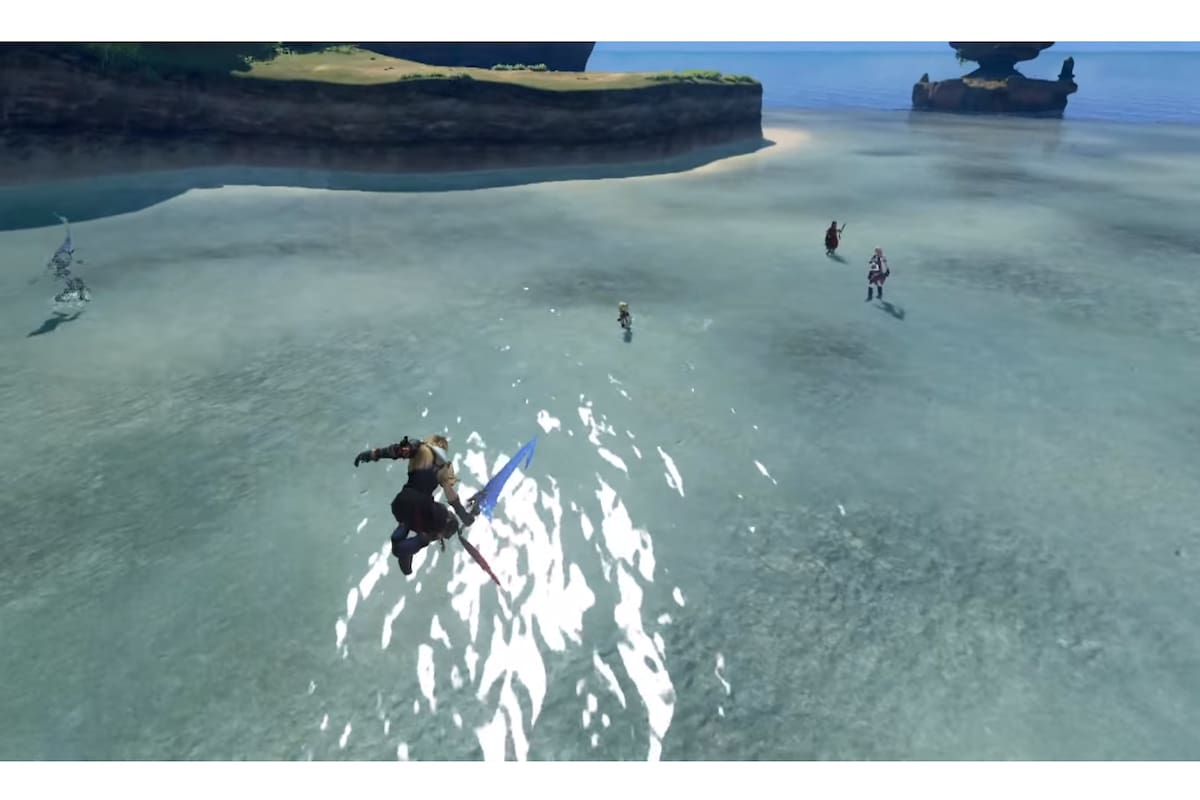 Mira a Tidus en Dissidia Final Fantasy