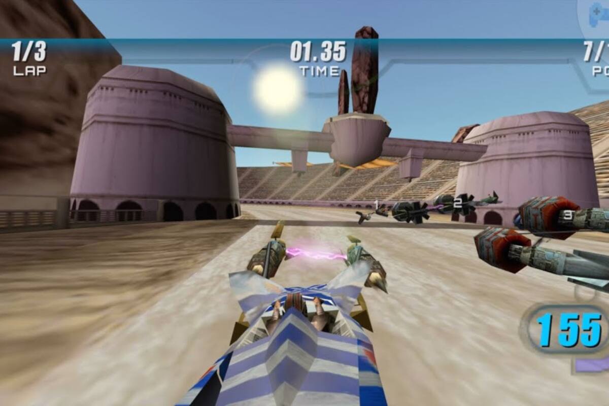 Star Wars Episode I: Racer gameplay PS4