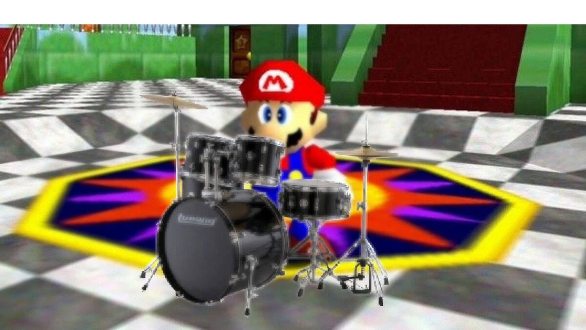 Streamer demostró su talento musical y sus habilidades en el plataformero de N64