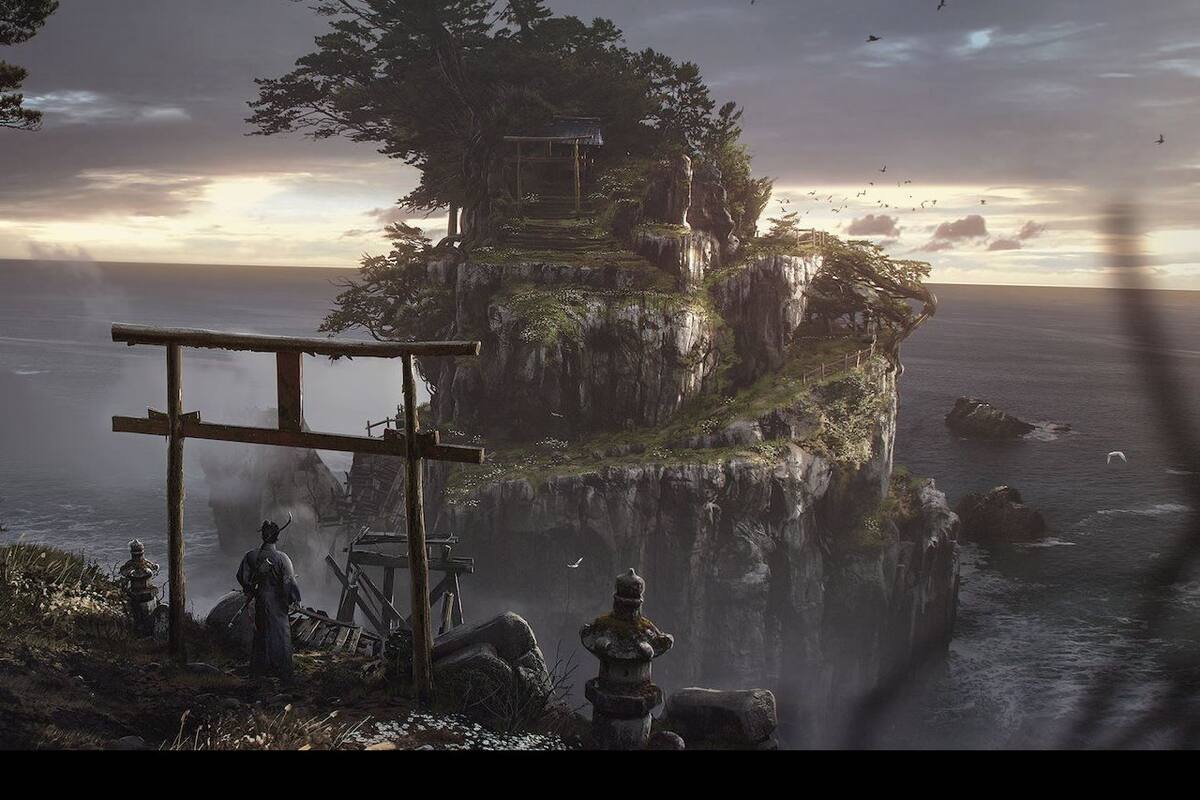 Checa el nuevo trabajo de arte de Ghost of Tsushima