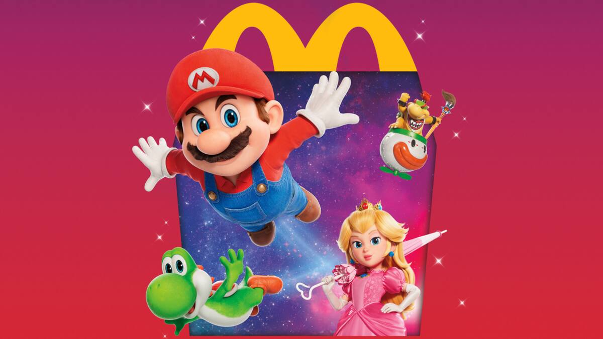 Super Mario Galaxy La Película McDonald's Cajita Feliz México confirmado cuándo fecha
