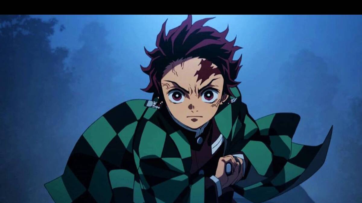 Tanjiro, Nezuko, Zenitsu e Inosuke están de fiesta