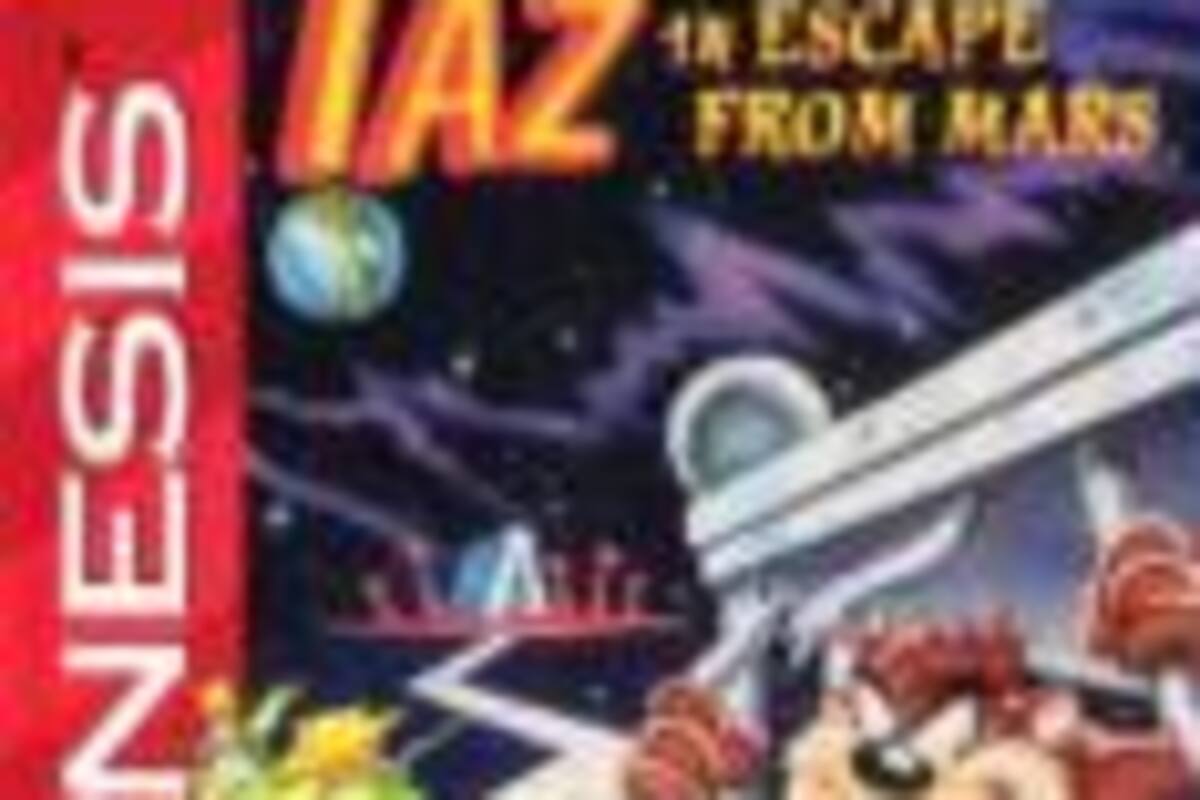 Taz in Escape from Mars
