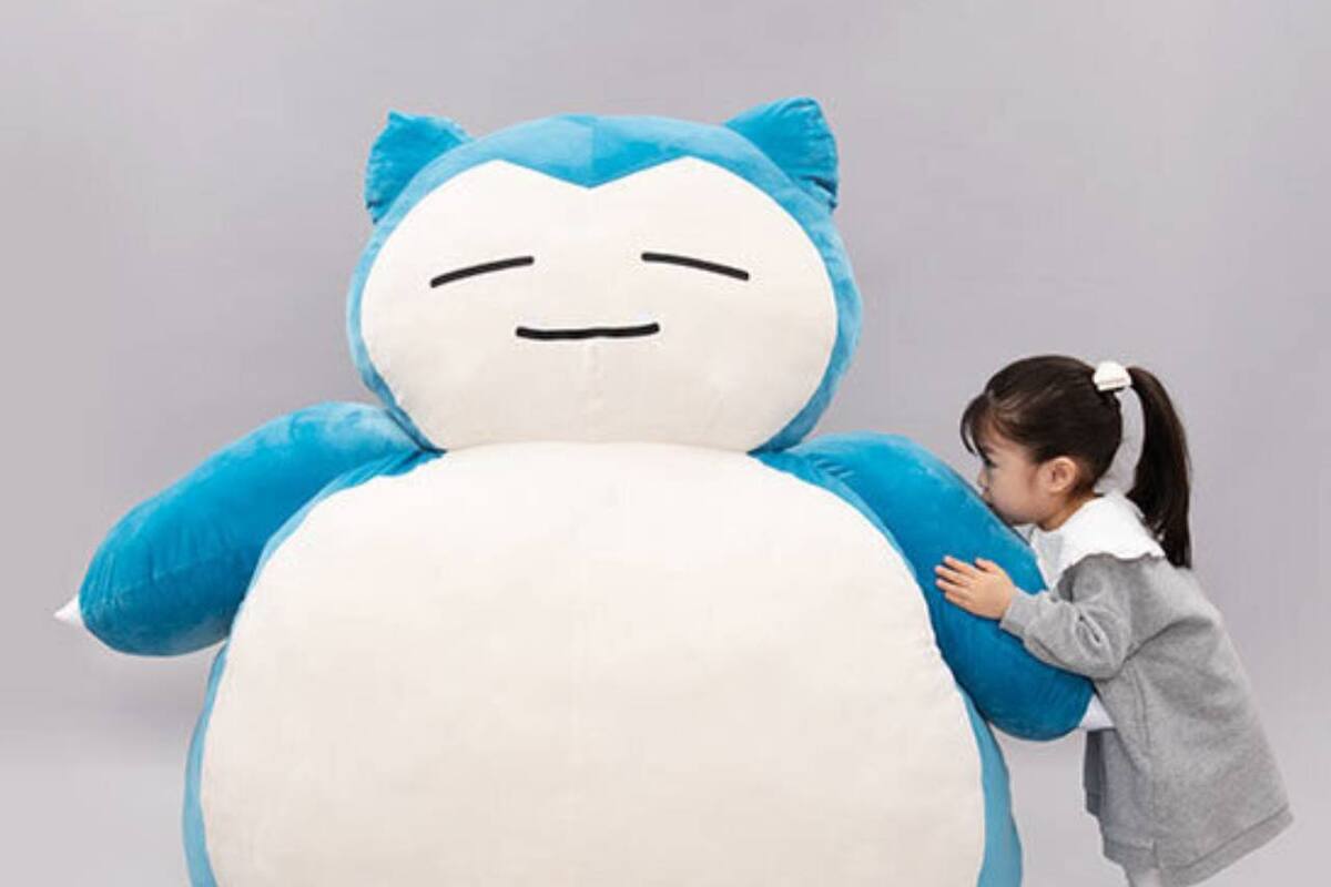 ¡Dame 10! Bandai lanzará un peluche gigante de Snorlax en Japón