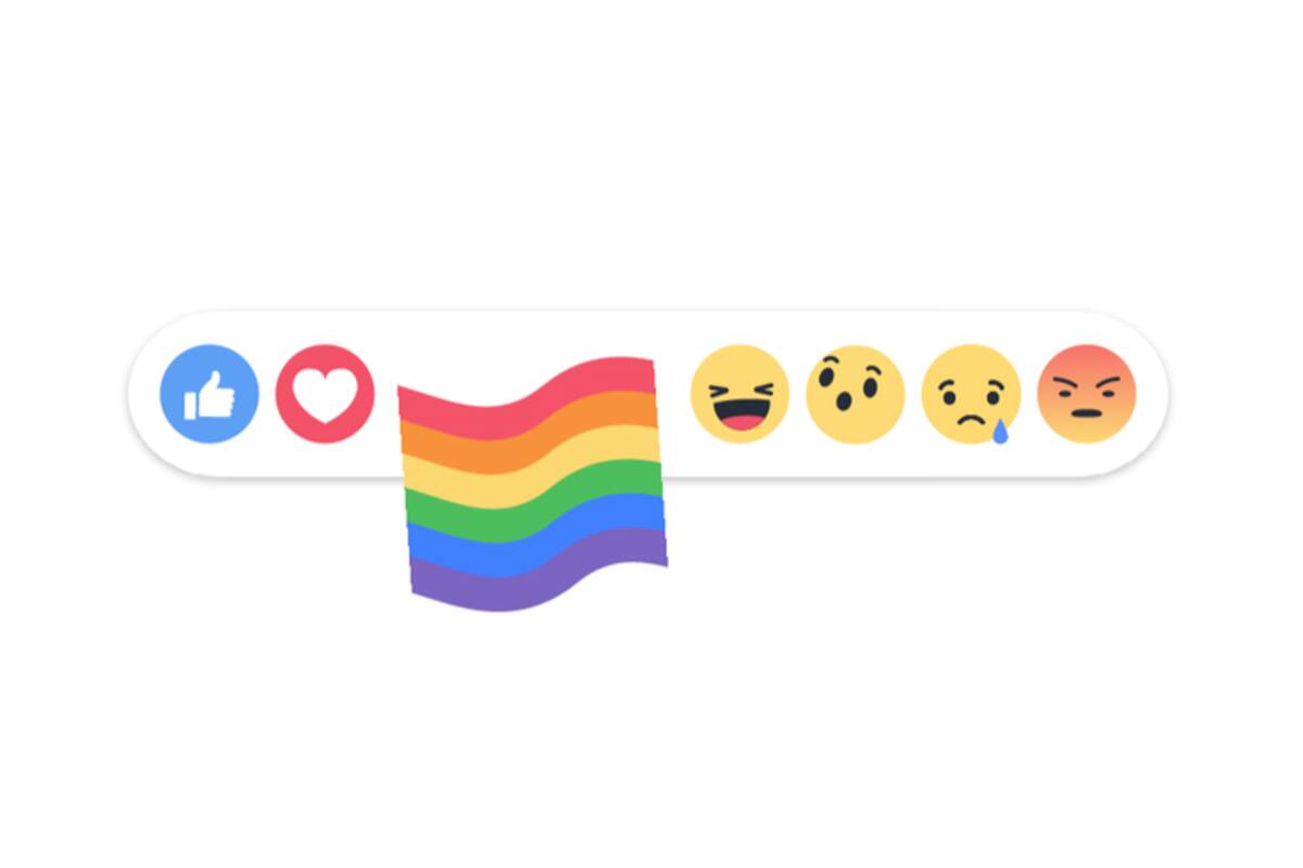 Facebook añade nueva reacción promoviendo el movimiento LGBT
