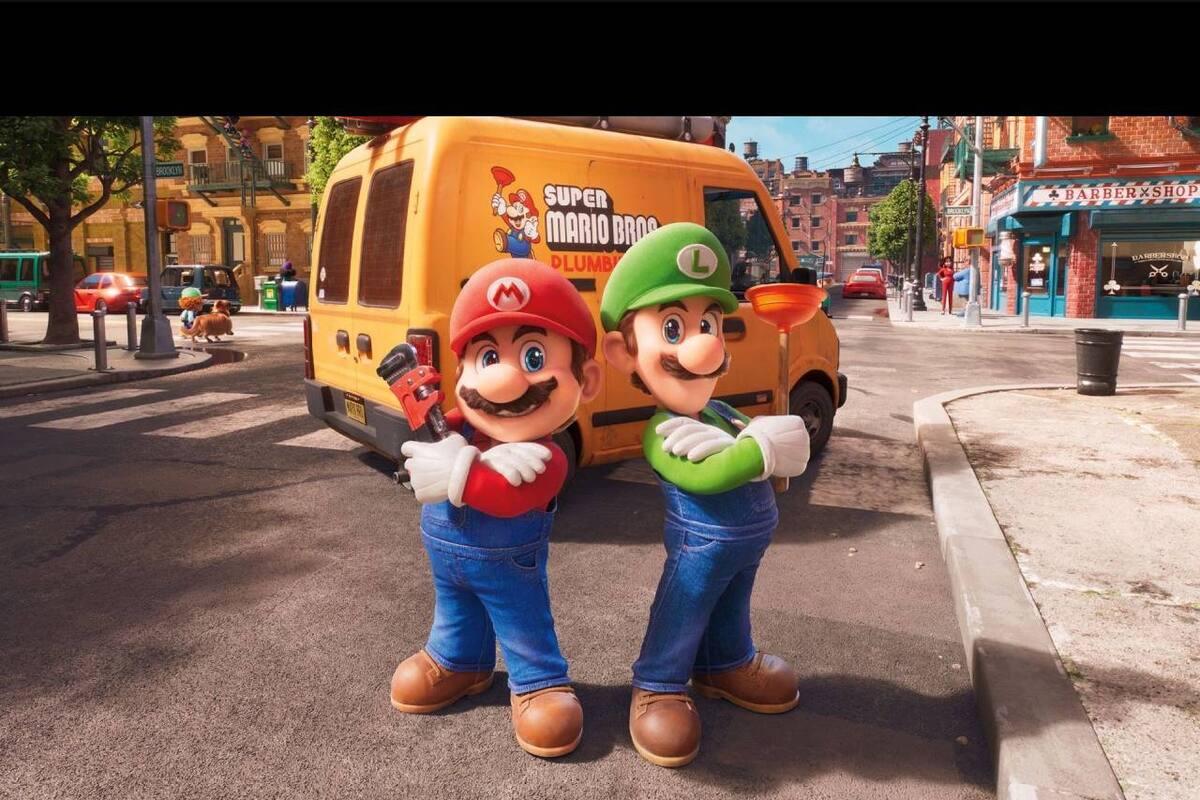 Encuentran curiosos carteles oficiales de Super Mario Bros. La Película en EUA