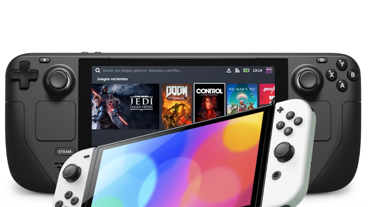 Te mostramos una comparativa de tamaño y peso entre las consolas híbridas de Nintendo y Valve
