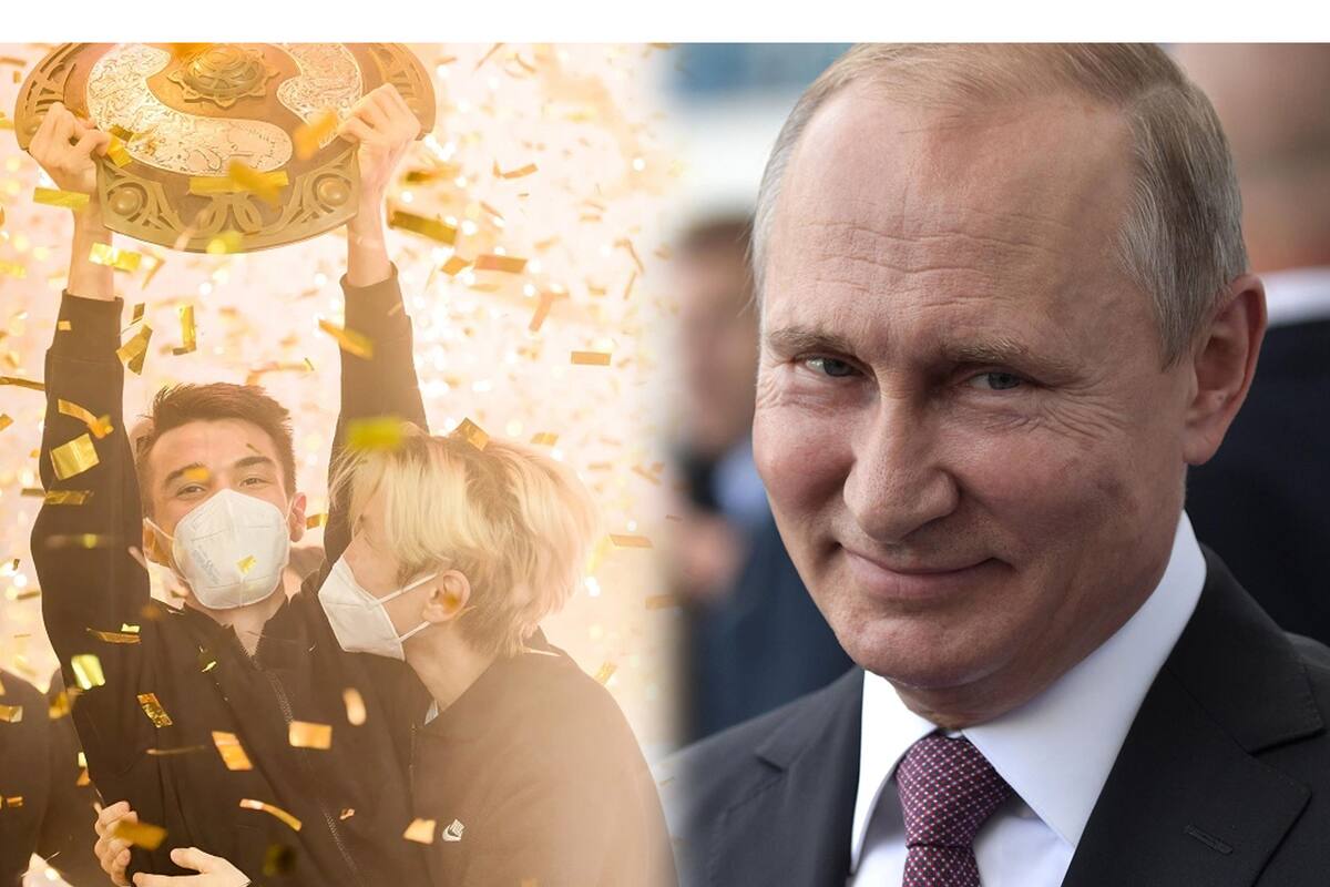 El presidente Vladímir Putin felicitó a los campeones de un torneo de Dota 2