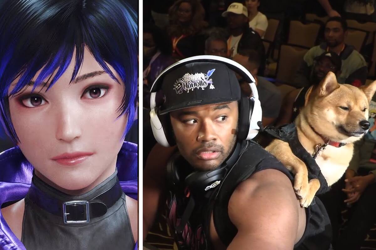 Jugador profesional de TEKKEN 8 compite junto a su perrito en un torneo oficial y sorprende a Katsuhiro Harada