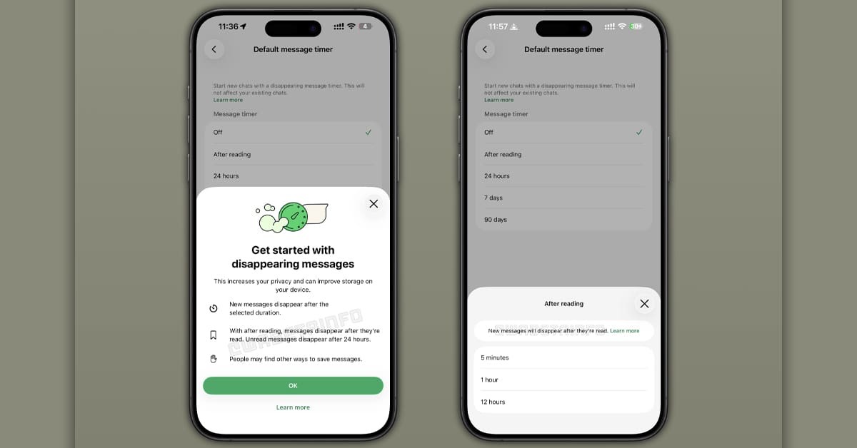 Temporizador mensajes WhatsApp