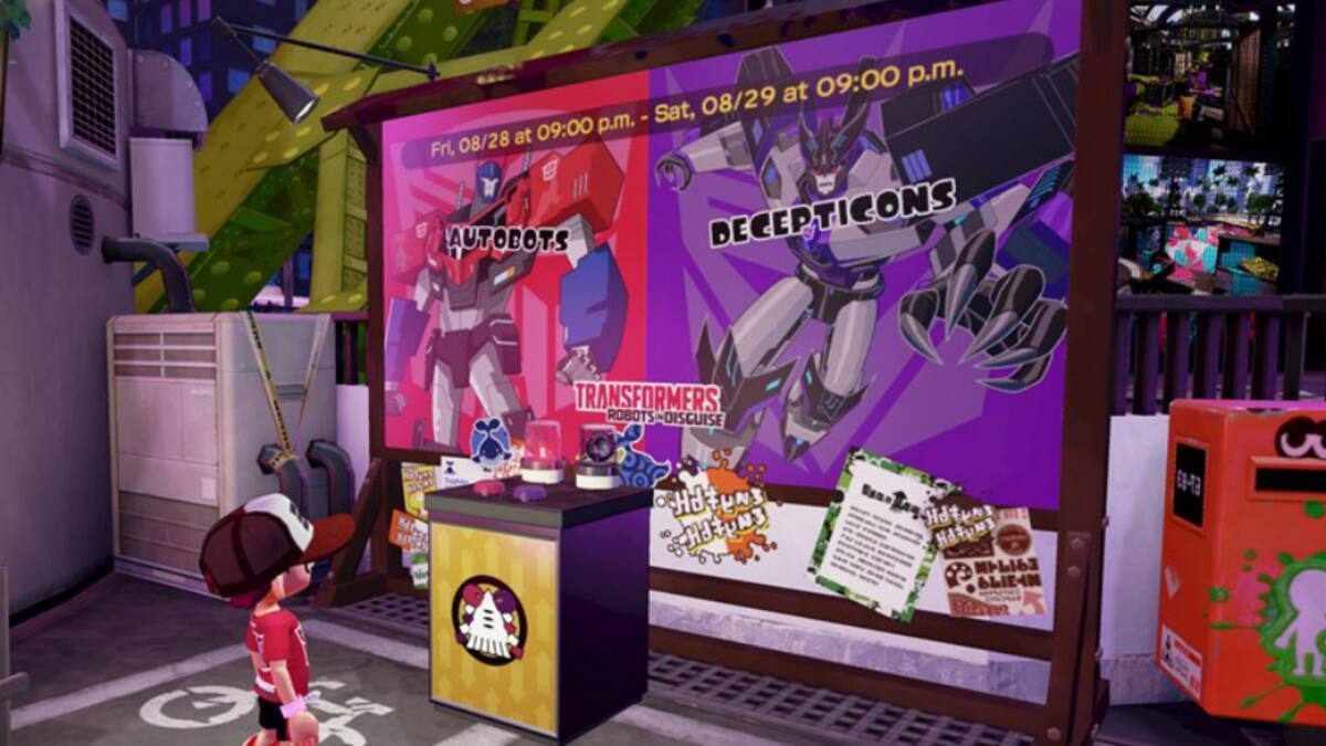 Tendrás que decidir si eres Autobot o Decepticon en el próximo Splatfest