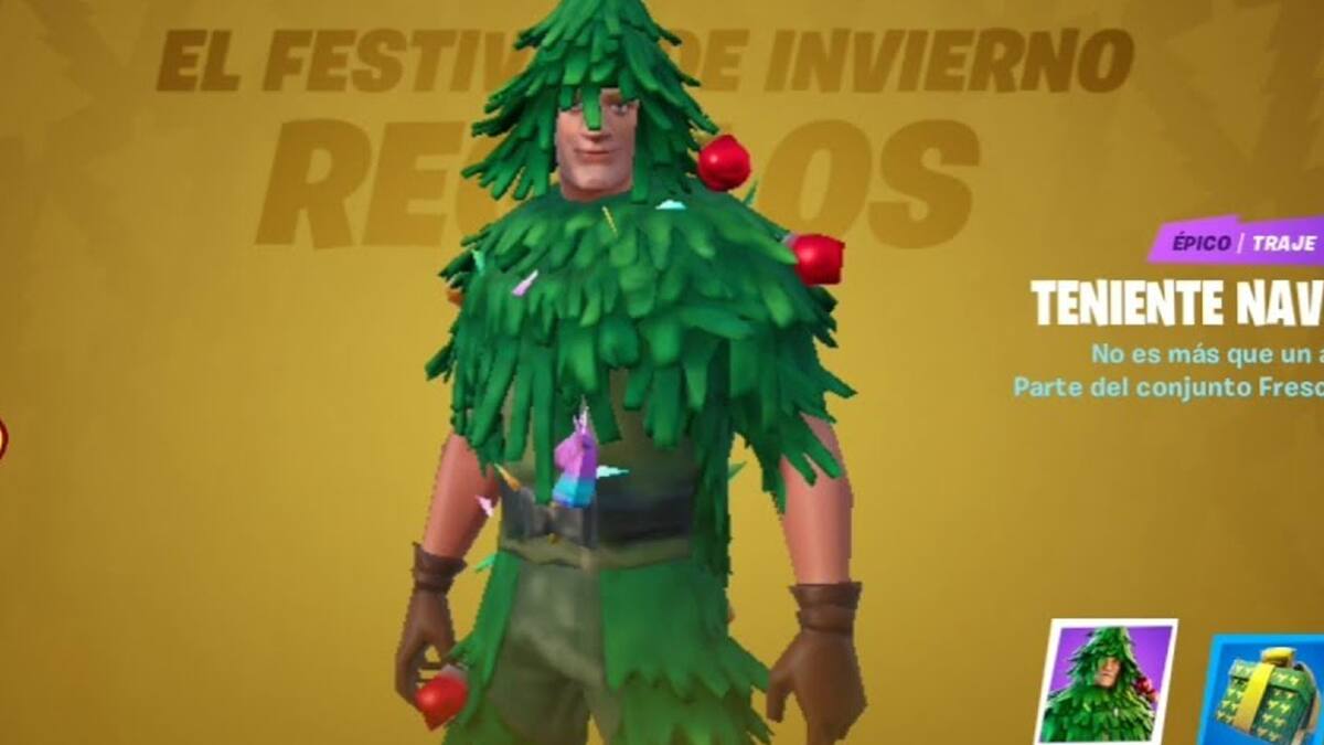 Teniente Navideño es una recompensa de Festival de Invierno