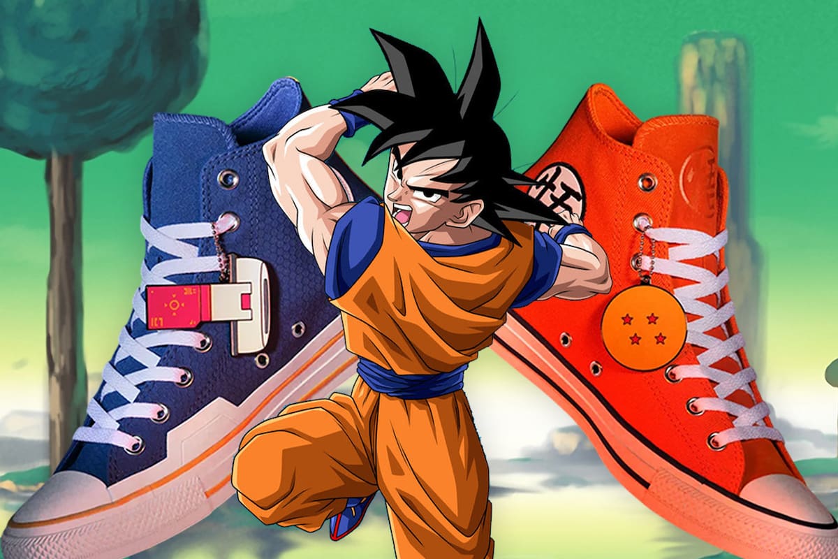 Converse lanzará una hermosa colección de tenis de Dragon Ball Z con diseños inspirados en Goku y más personajes del anime, pero los precios asustarán a los fans