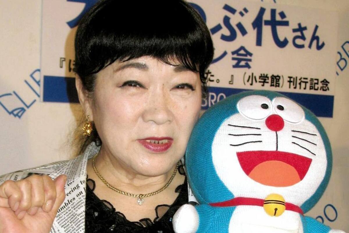 Nobuyo Oyama, the voice actress who gave life to Doraemon in the anime for decades, has passed away