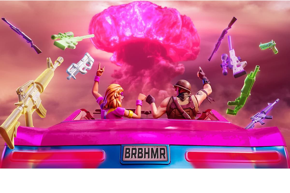 The Barbenheimer came to Fortnite with a map that mixes Barbie and Oppenheimer