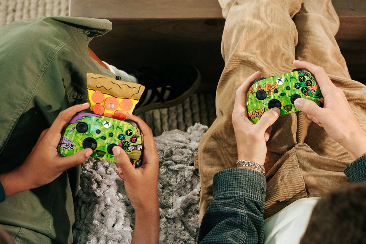 Cowabunga! Xbox to give away TMNT controllers that smell like pizza
