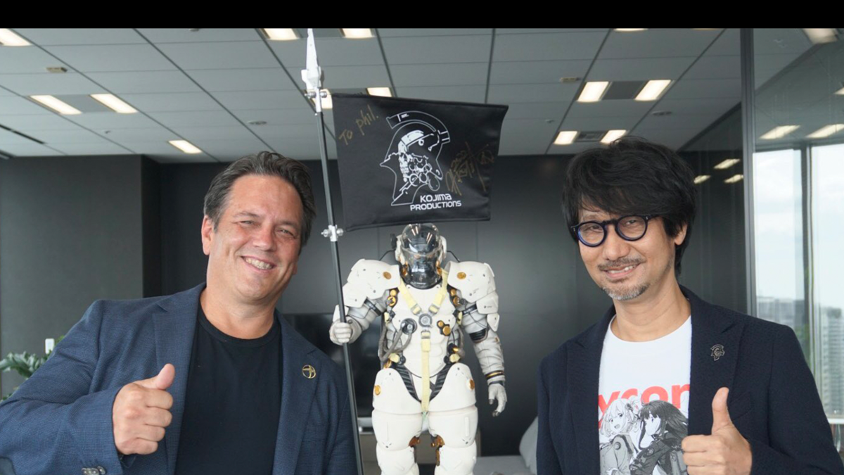 The heads of Xbox and Kojima Production met and showed it off on social media