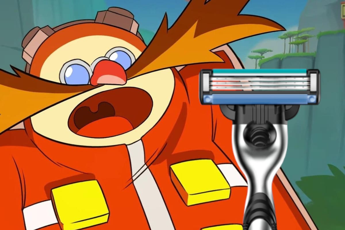 Dr. Eggman from Sonic appears without a mustache for the first time for a good cause