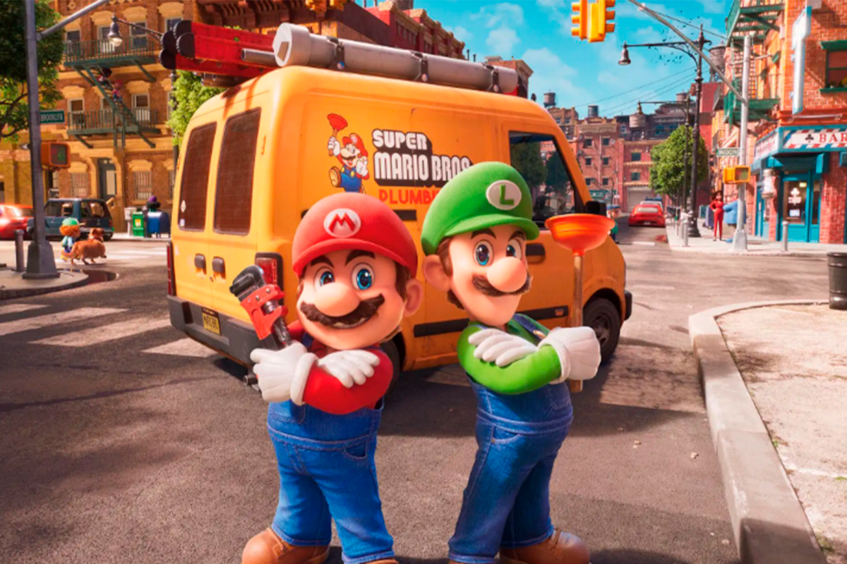 New official poster of Super Mario Bros. The Movie!