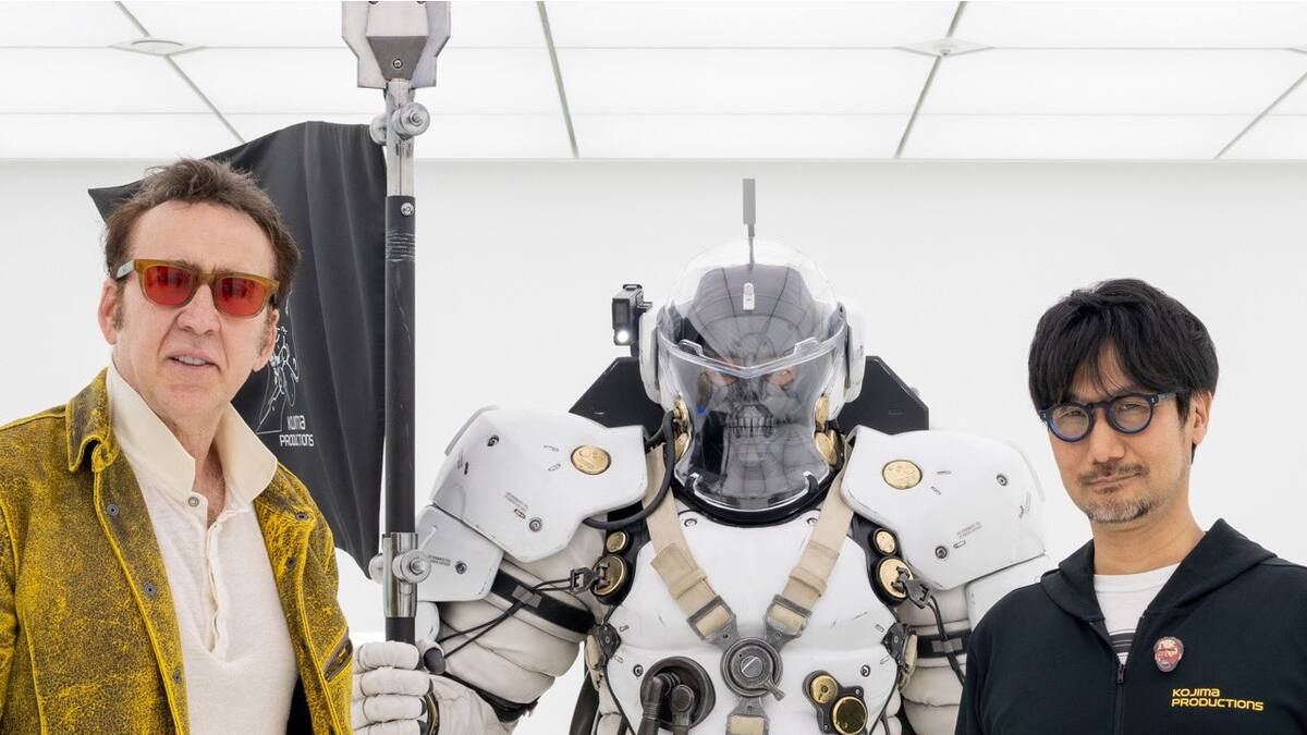 The legendary actor visited Kojima Productions