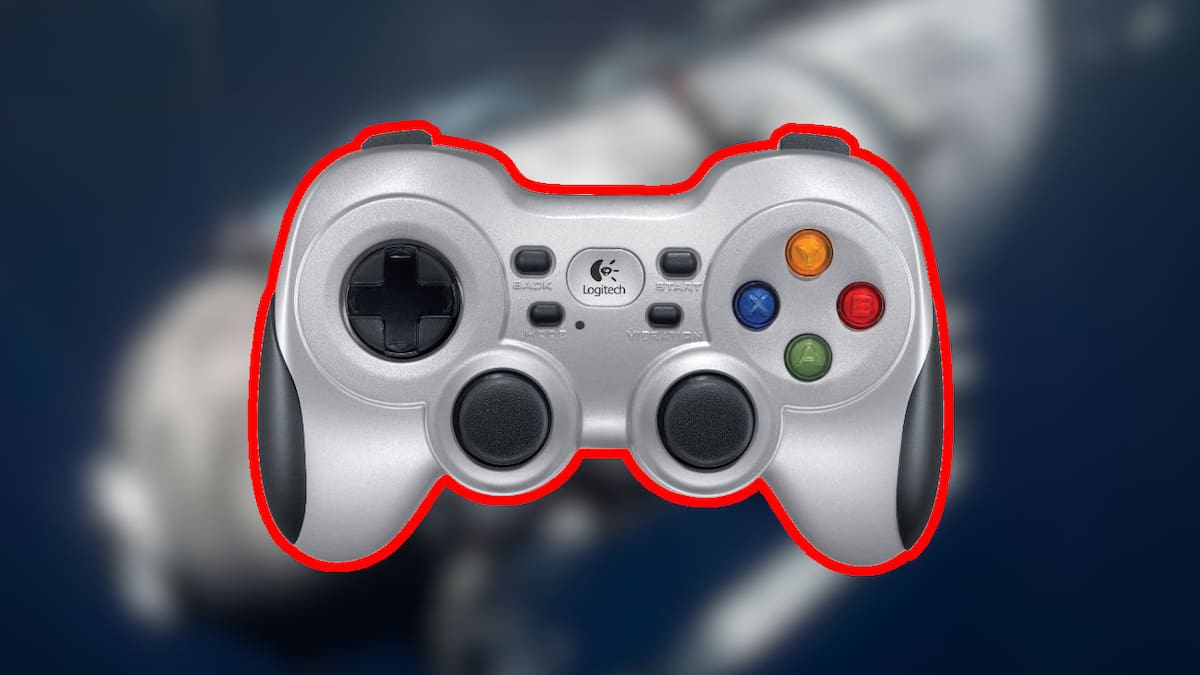 The Logitech controller caught the world's attention after the disappearance of the submersible.