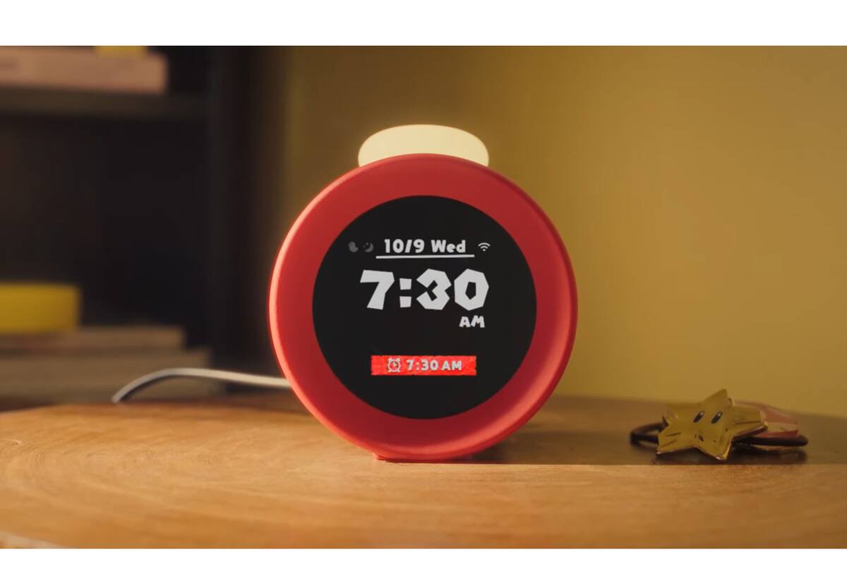 Switch 2 can wait: Nintendo reveals Alarmo, an interactive clock that will wake you up with music from Mario, Zelda, Splatoon, and more franchises
