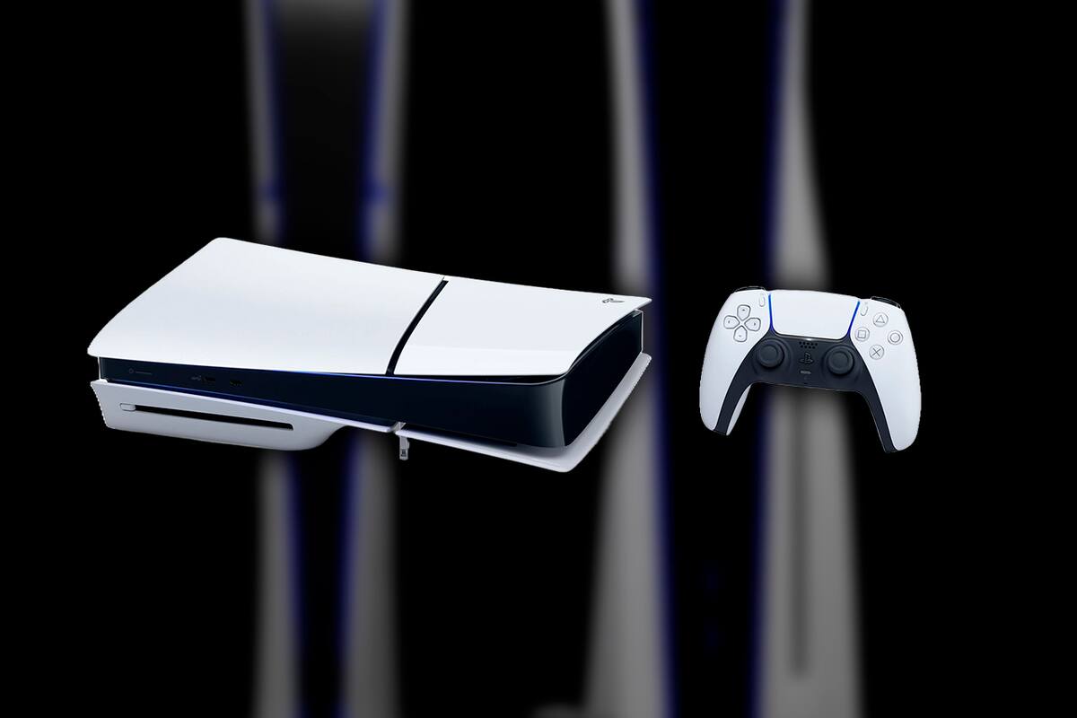 This is how small the PlayStation 5 Slim is compared to the original PS5