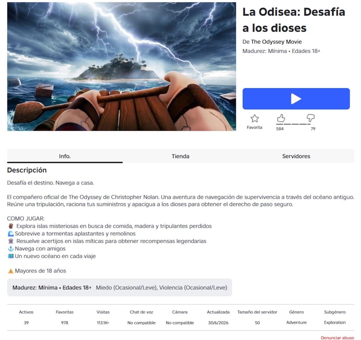 The Odyssey Roblox