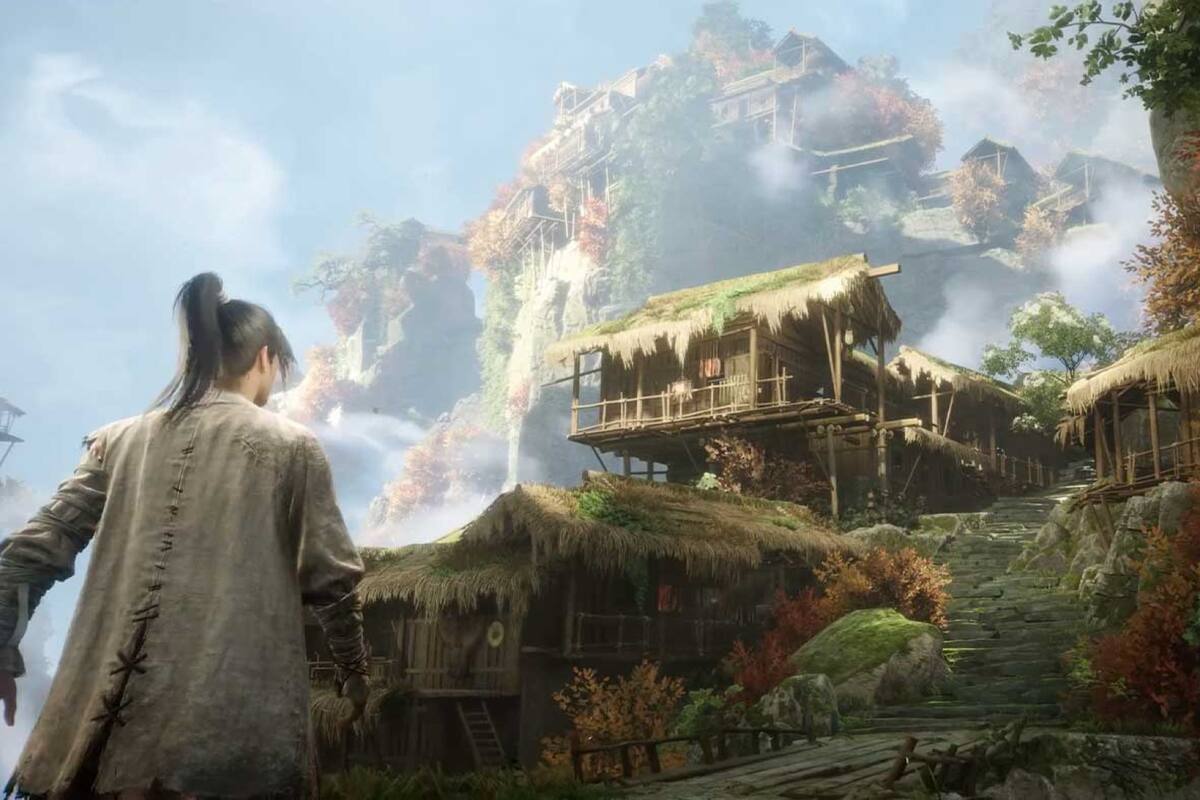 Project The Perceiver: the open world inspired by Sekiro is shown in a gameplay video
