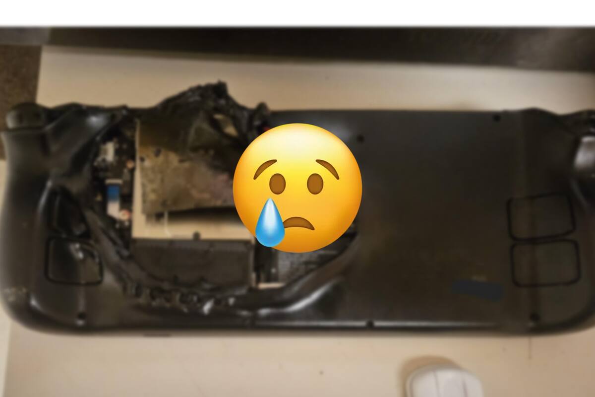 Gamer accidentally cooked and melted his Steam Deck; believes he can still repair it
