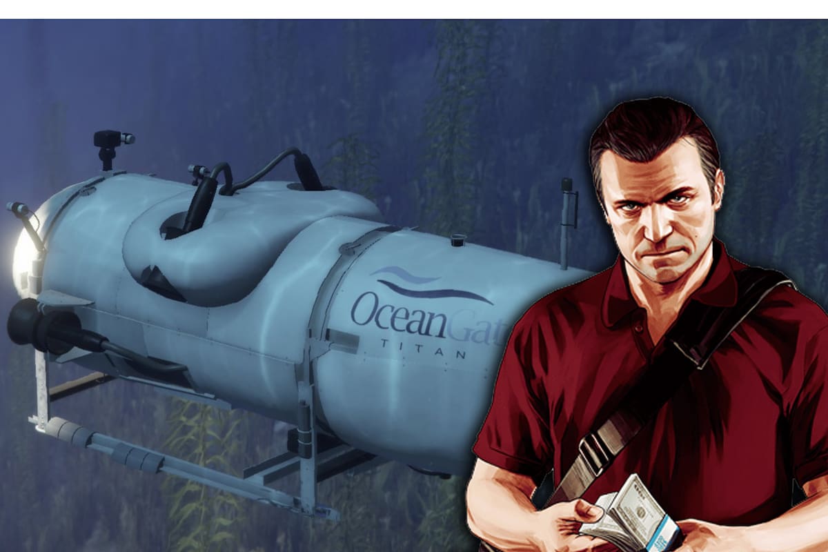 Titan, the lost submarine that traveled to the Titanic, arrived in GTA V with a controversial mod