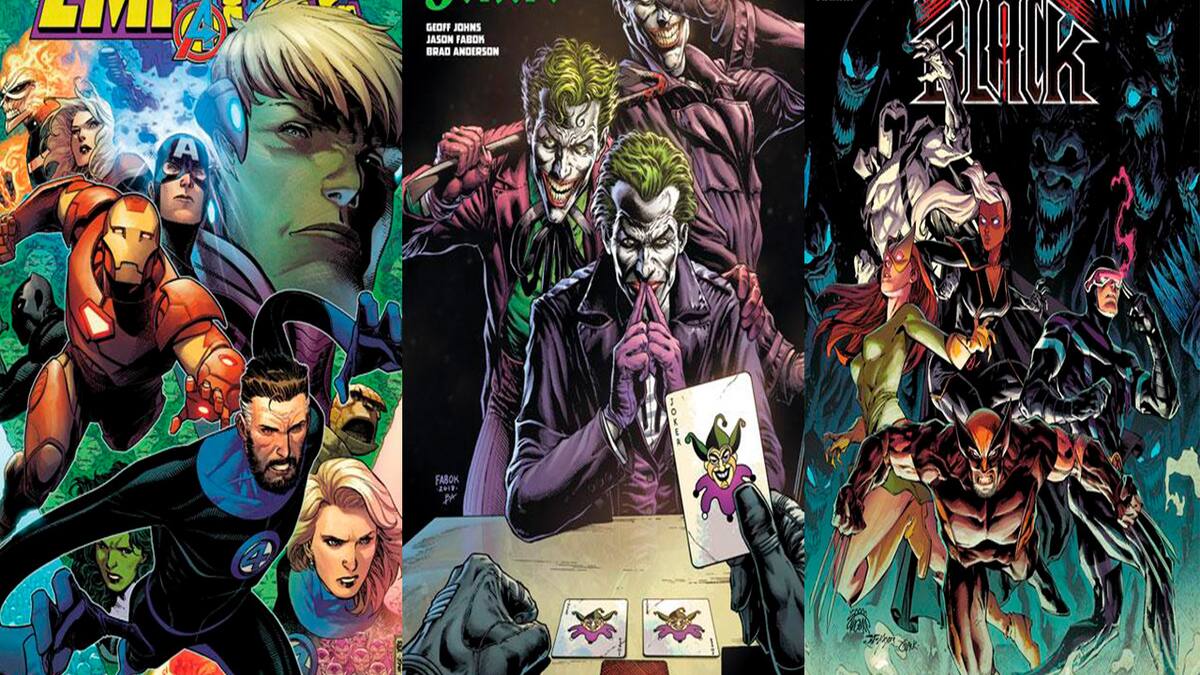 Three Jokers, Flash Renacimiento y Empyre destacan como los más esperados