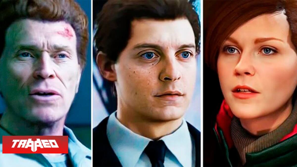 Tobey Maguire, Kirsten Dunst y Willem Dafoe en el popular videojuego.