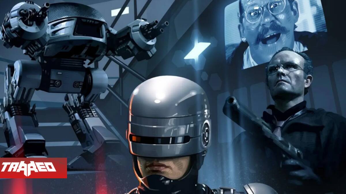 Todo el arsenal del policía mitad máquina estará disponible para destrozar a tus enemigos si no hacen caso