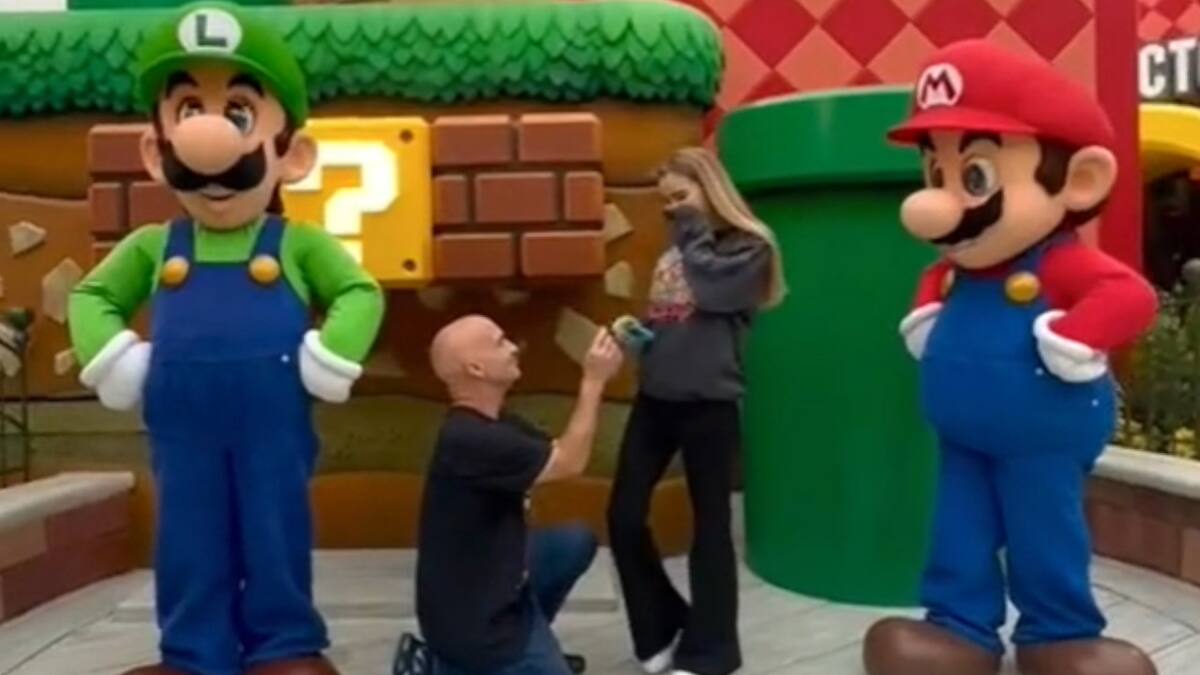 Todo mundo celebró el conmovedor evento de una pareja, menos Luigi
