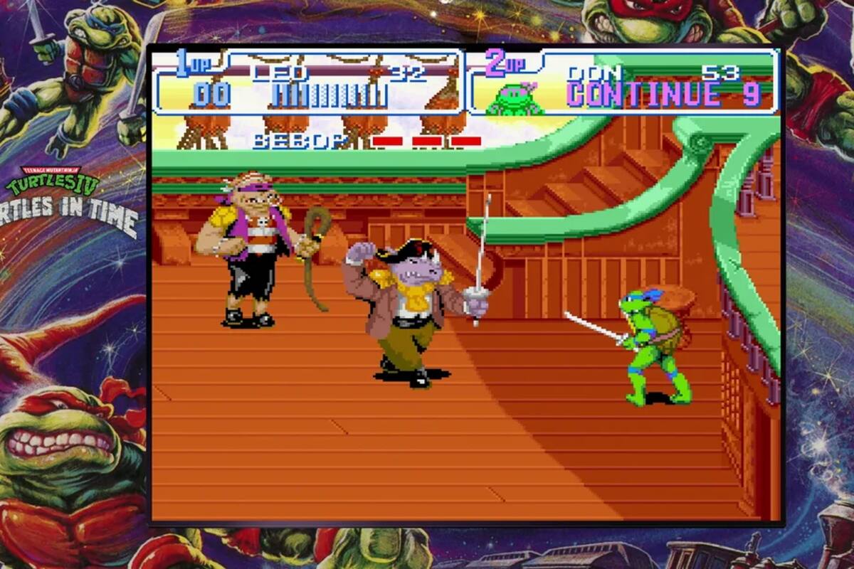 Konami shares gameplay from the TMNT anthology, The Cowabunga Collection