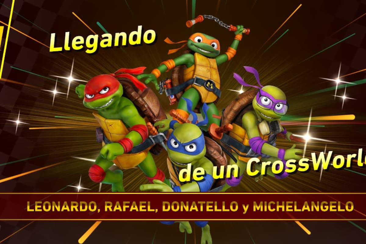 ¡Cowabunga! Las Tortugas Ninja llegan a Sonic Racing: CrossWorlds