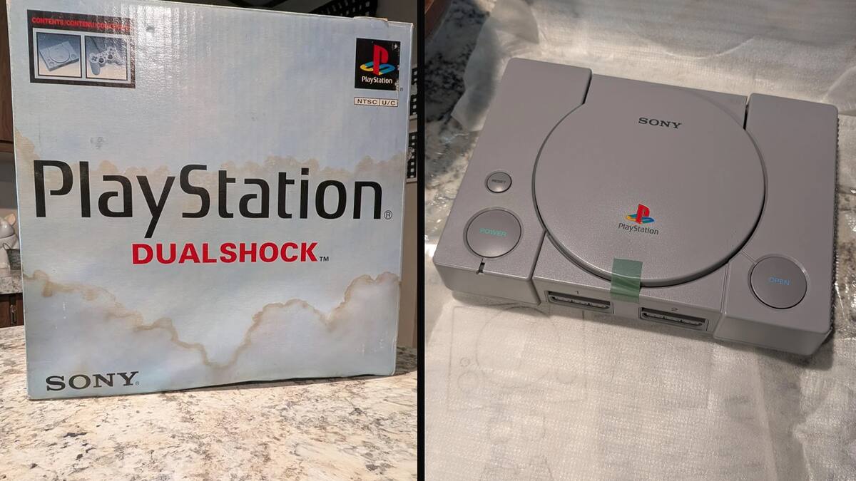 Tras obtener si nuevo PS1, el fan demostró que la basura de una persona es el tesoro de otra
