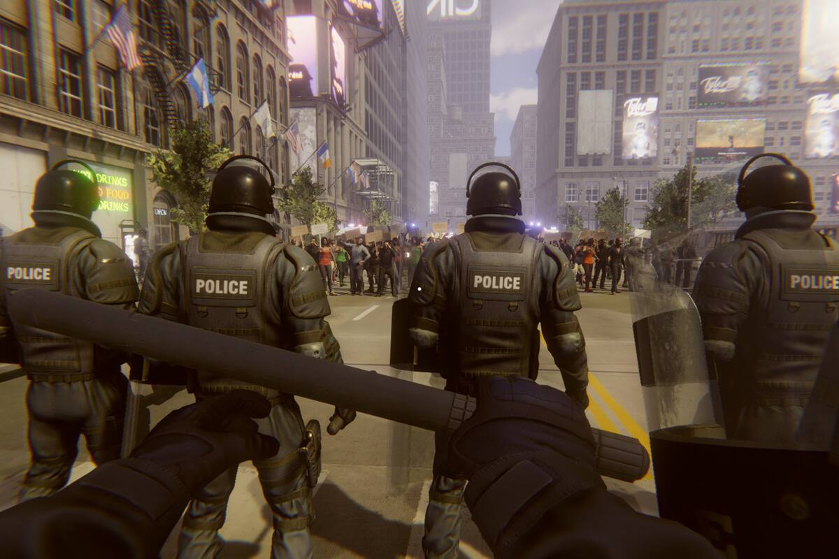 Conviértete en un policía antidisturbios gracias a Riot Control Simulator