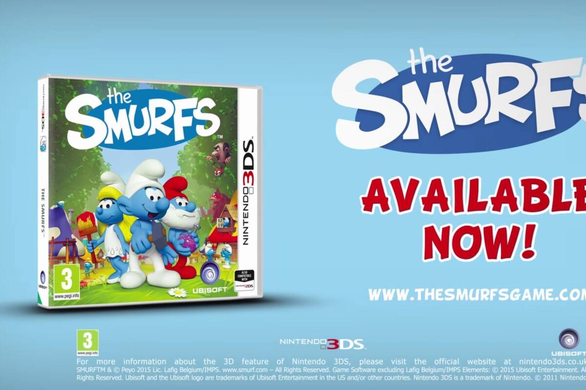 The Smurfs están de vuelta en el Nintendo 3DS